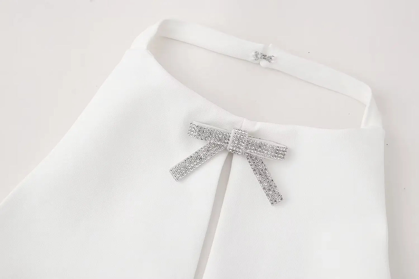 Diamond Bow Halter Vest Top fashionnsio