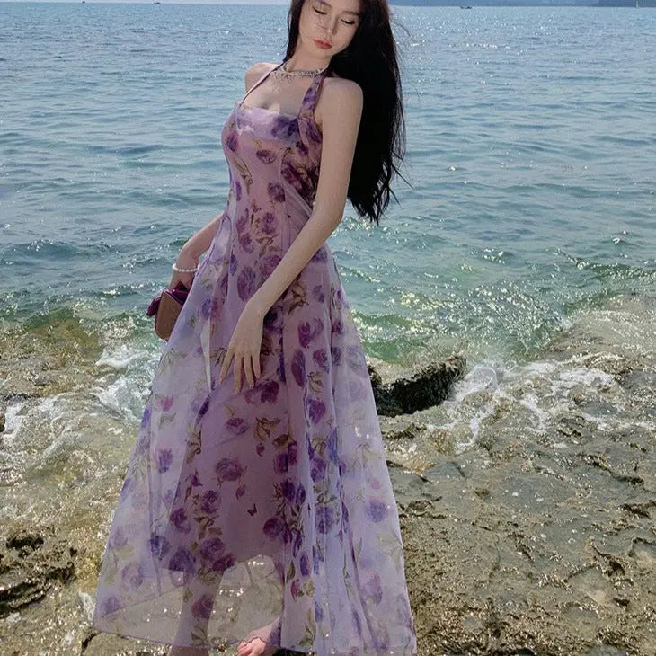 Floral Maxi Summer Dress fashionnsio