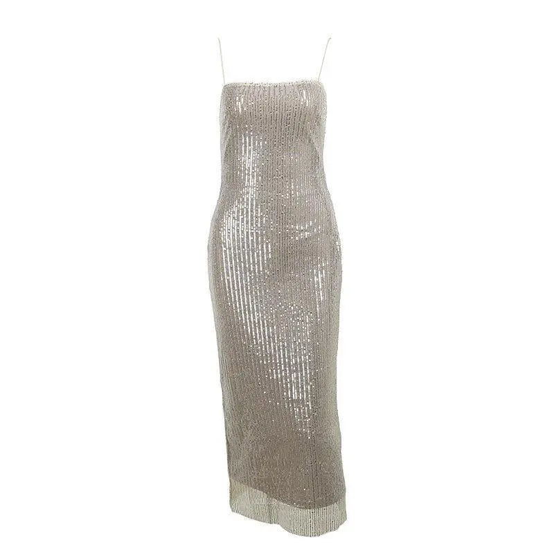 Sequin Party Slim Dress fashionnsio