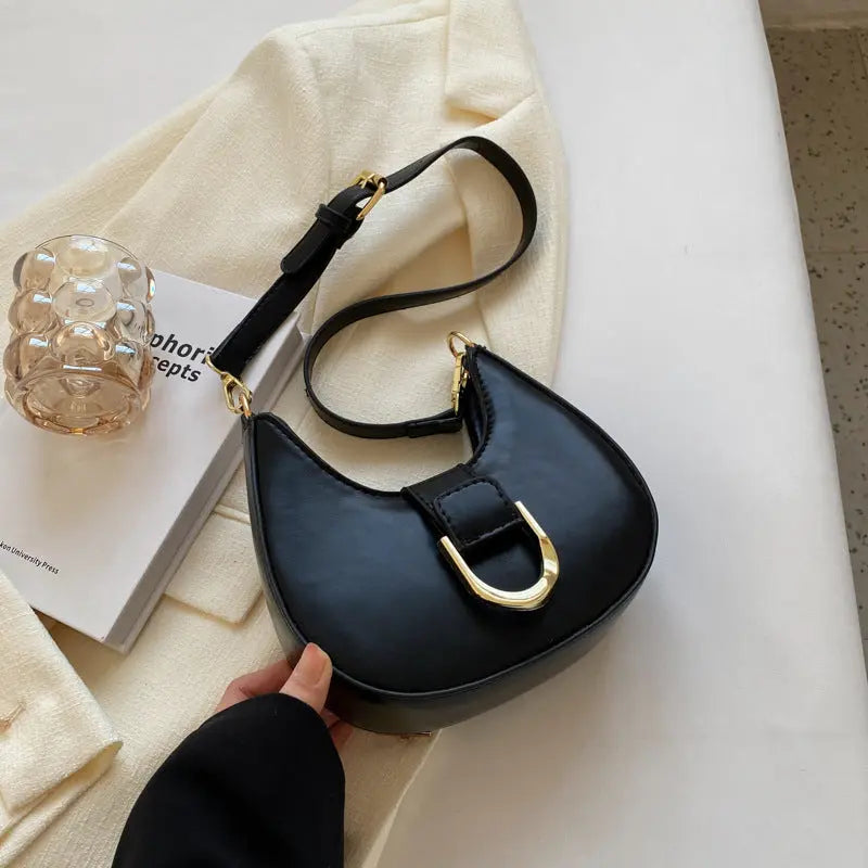 Half Moon Saddle Shoulder Bags fashionnsio