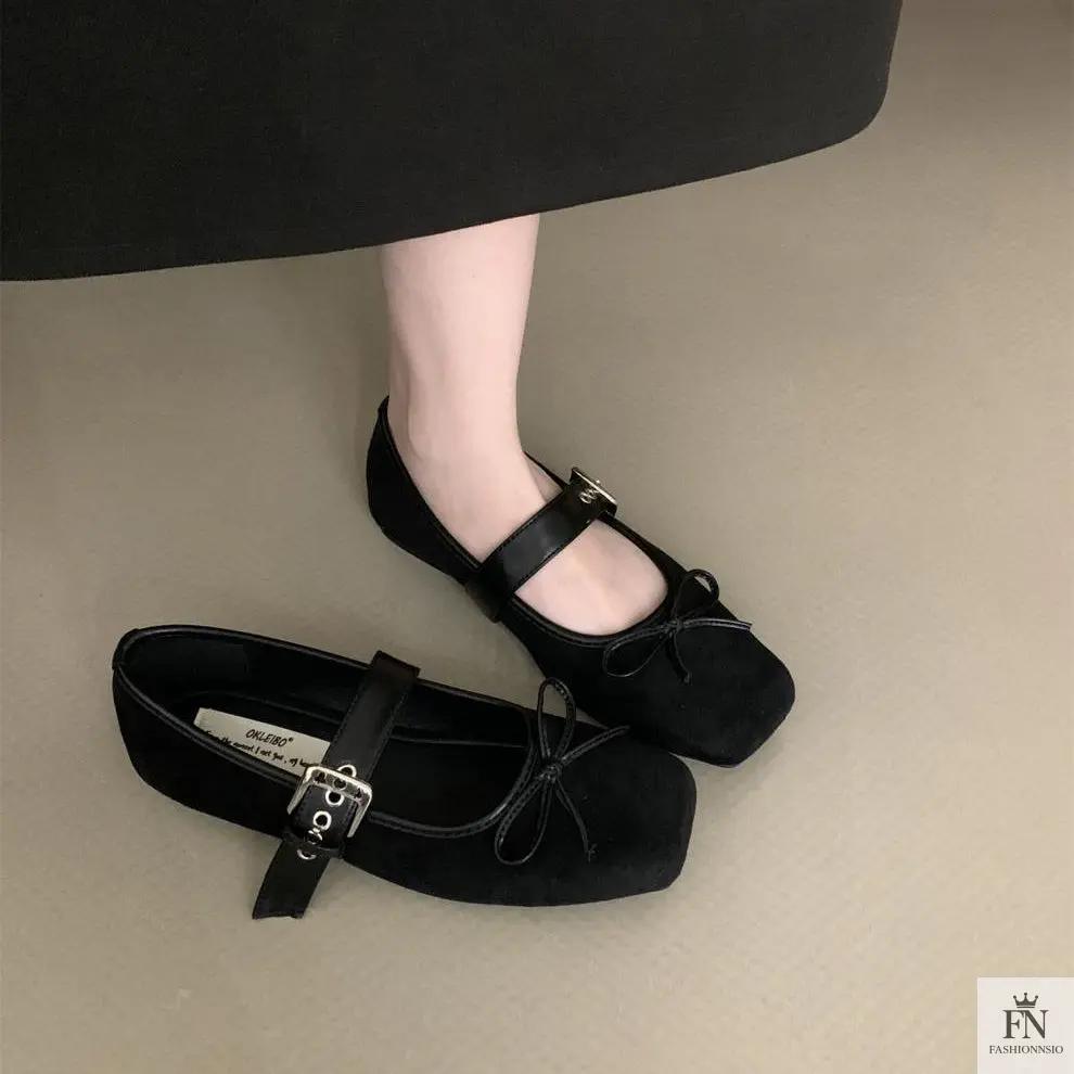 Fairy Bow Ballet Flats - Fashionnsio