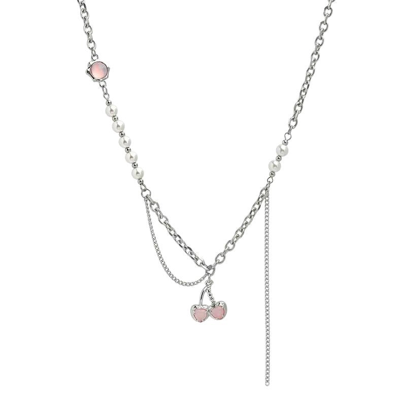 Cherry Pearl Necklace