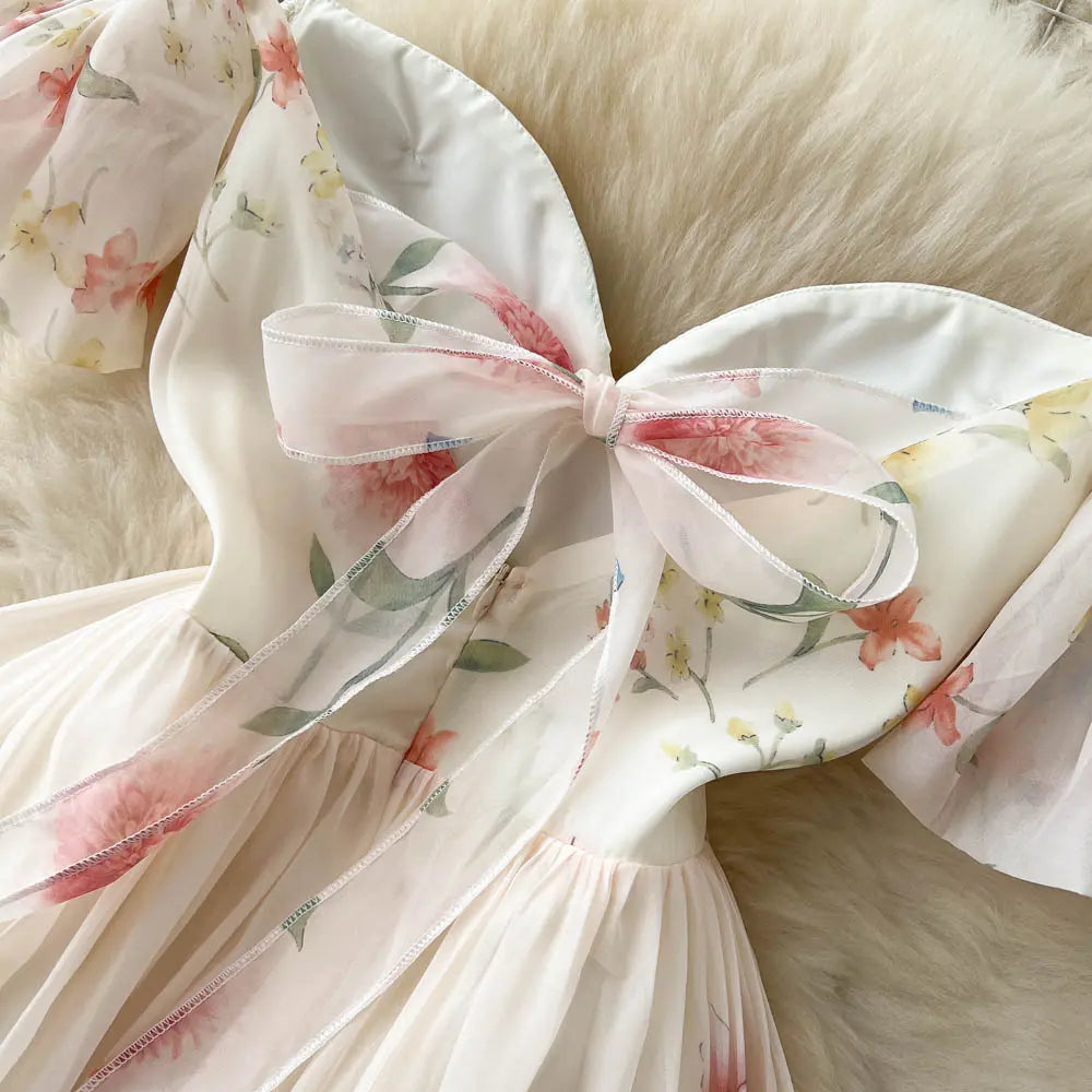 Off Shoulder Corset Sundress Dress fashionnsio