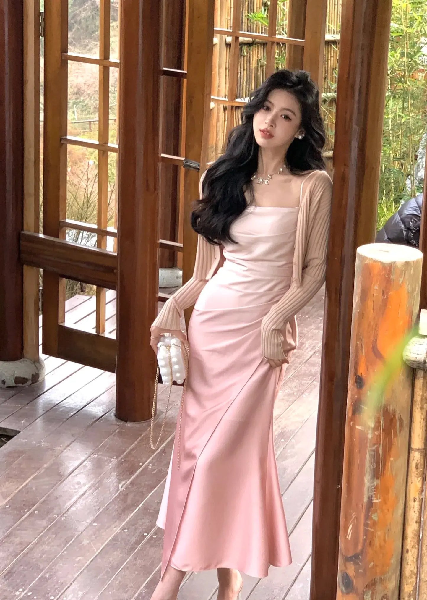 Sweet Gradient Long Dress fashionnsio