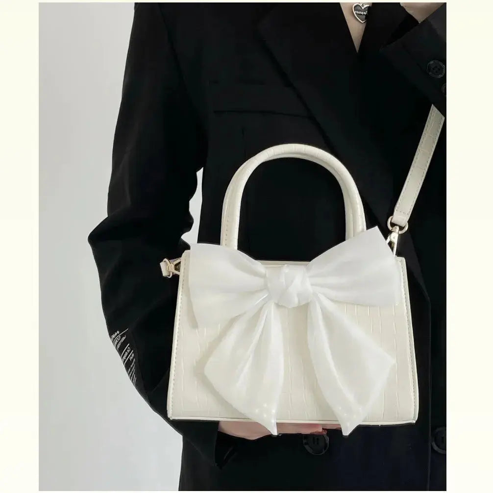 Mesh Bowknot Handbags fashionnsio