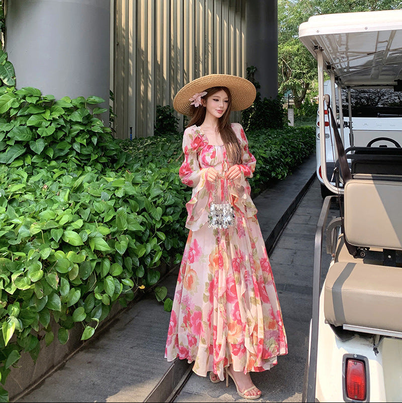 Flowy Floral Maxi Dress