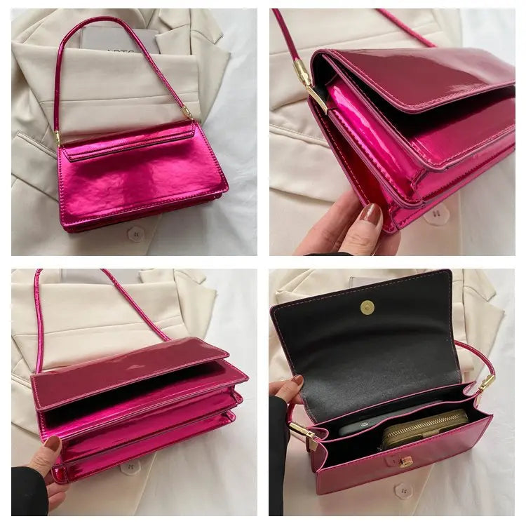 Trendy Gloss Shoulder Bags fashionnsio