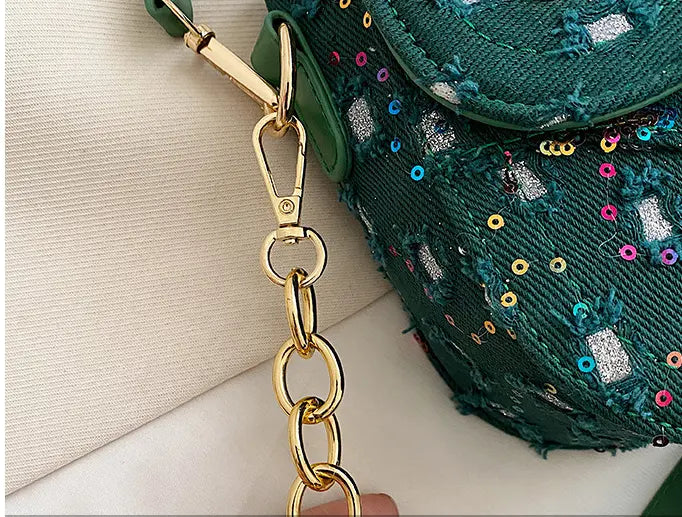 Embroidered Saddle Shoulder Bags fashionnsio