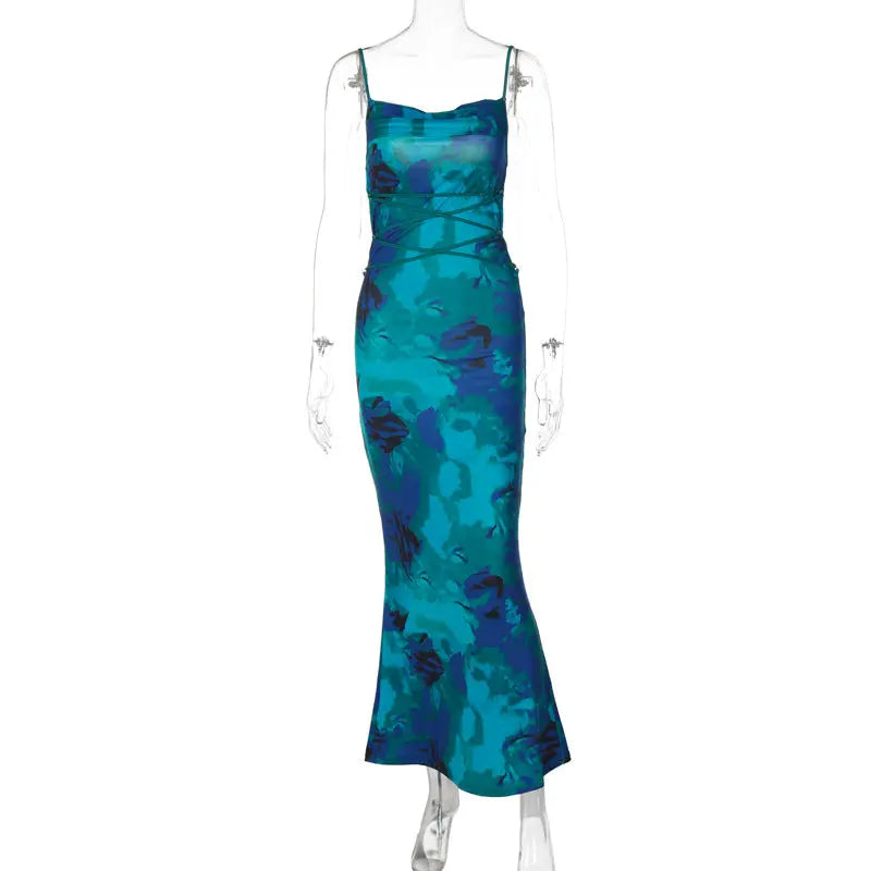 Long Waist Hugging Dress fashionnsio
