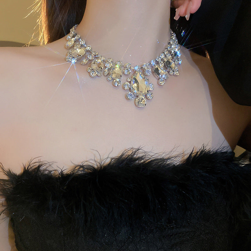 Aurora Statement Rhinestone Necklace