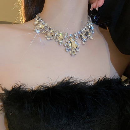 Aurora Statement Rhinestone Necklace