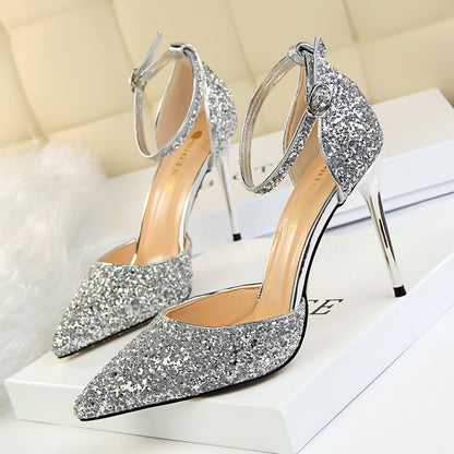 Sequins Sparkly Party Heels