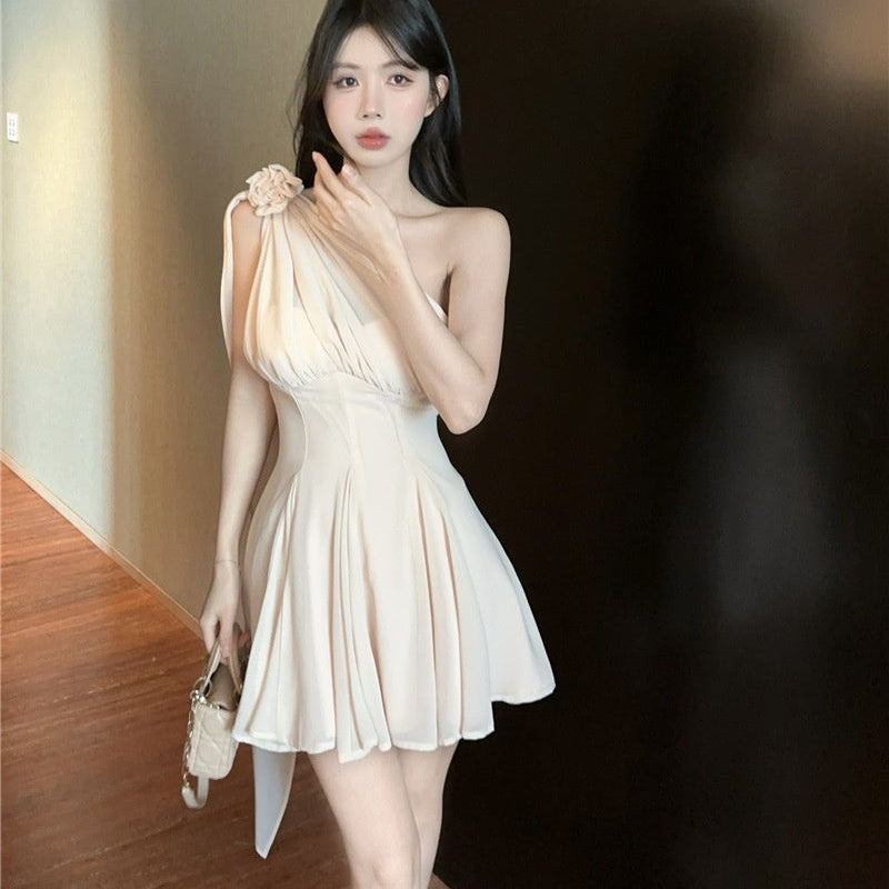 Floral Off Shoulder Mini Dress - Fashionnsio