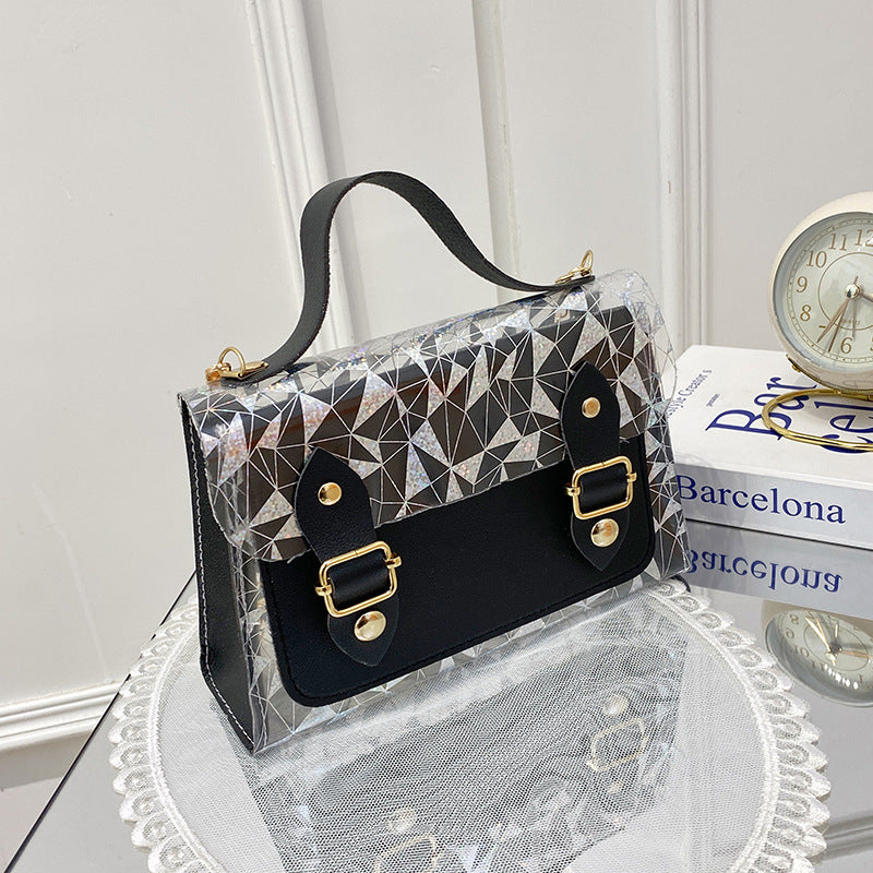 Clear Double Clasp Handbags fashionnsio