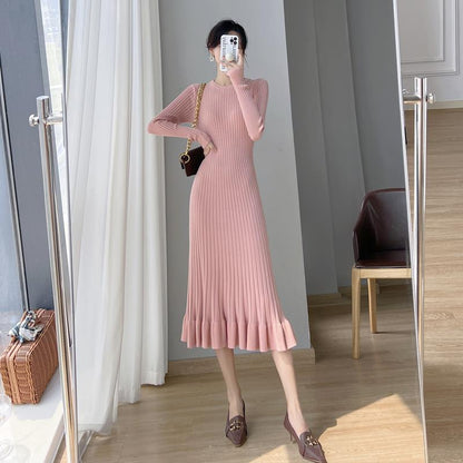 Korean Fishtail Knitted Dress