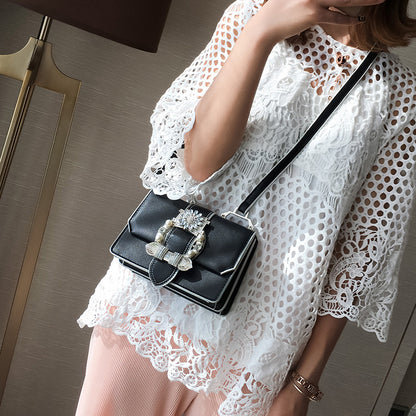 Chic Pearl Diamond Sling Bags