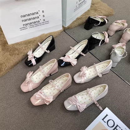 Fairy Bow Ballet Flats - Fashionnsio