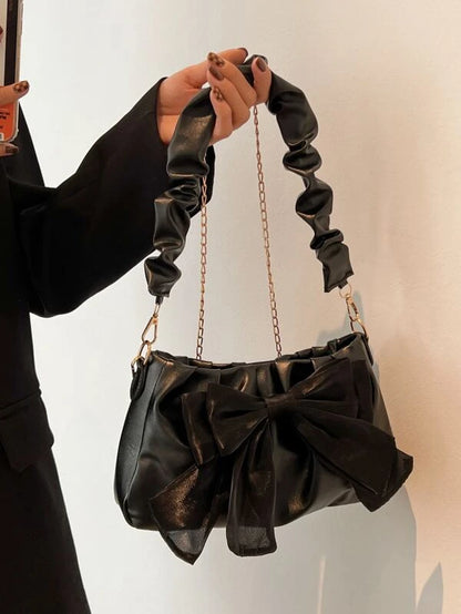 Bow-knot Ribbon Cloud Shoulder Bags