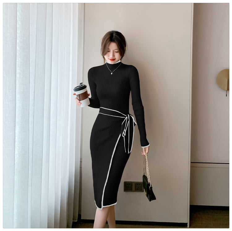 Korean Ribbon Knot Dress