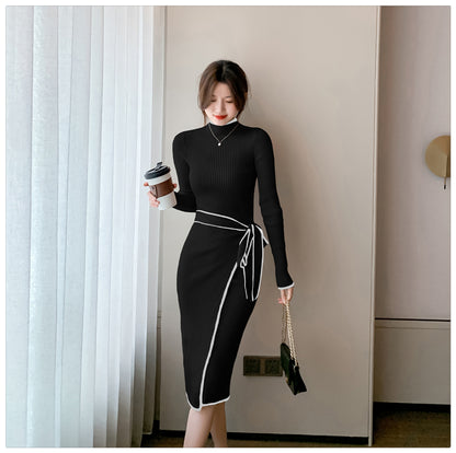 Korean Ribbon Knot Dress