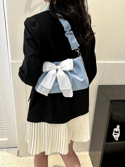 Bow-knot Ribbon Cloud Shoulder Bags