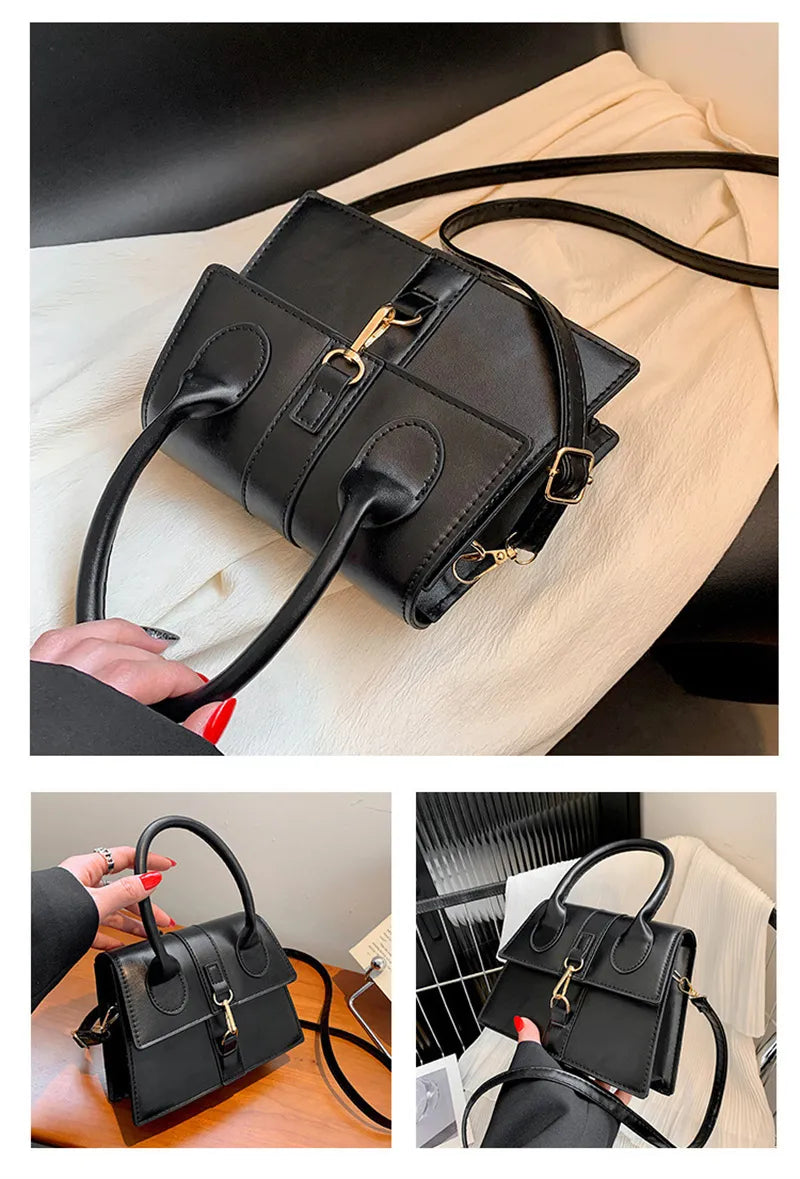 Fashion Lock Flap Handbags