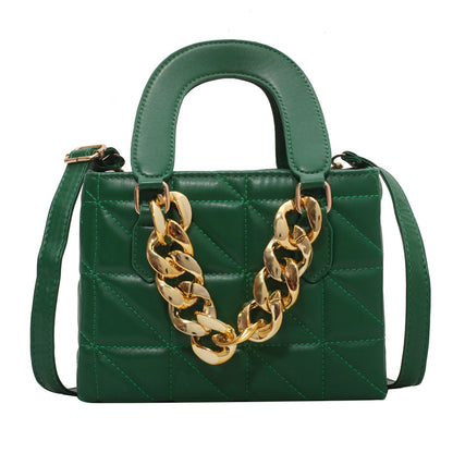 Rhombus Chain Tote Handbags