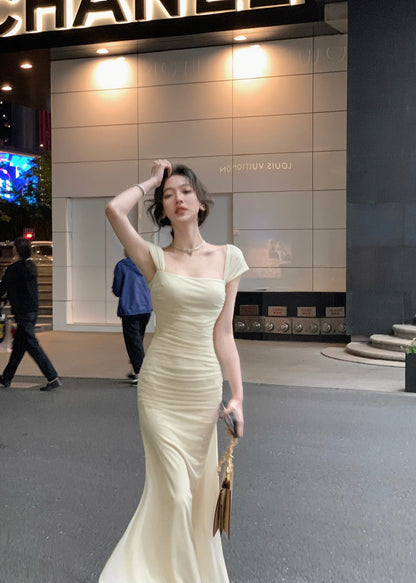 Korean Long Bodycon Dress