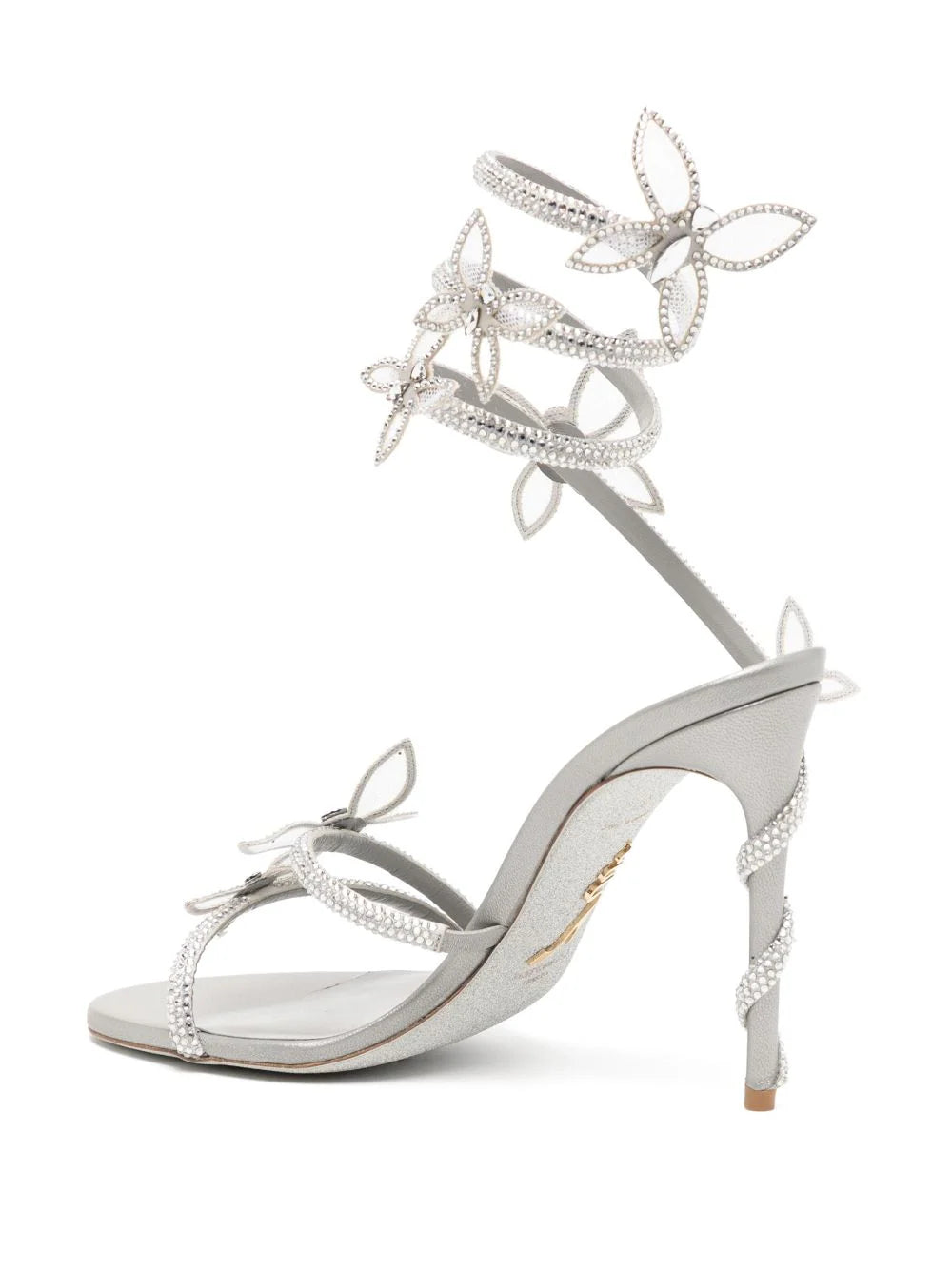 Butterflies Crystal Strap Heel