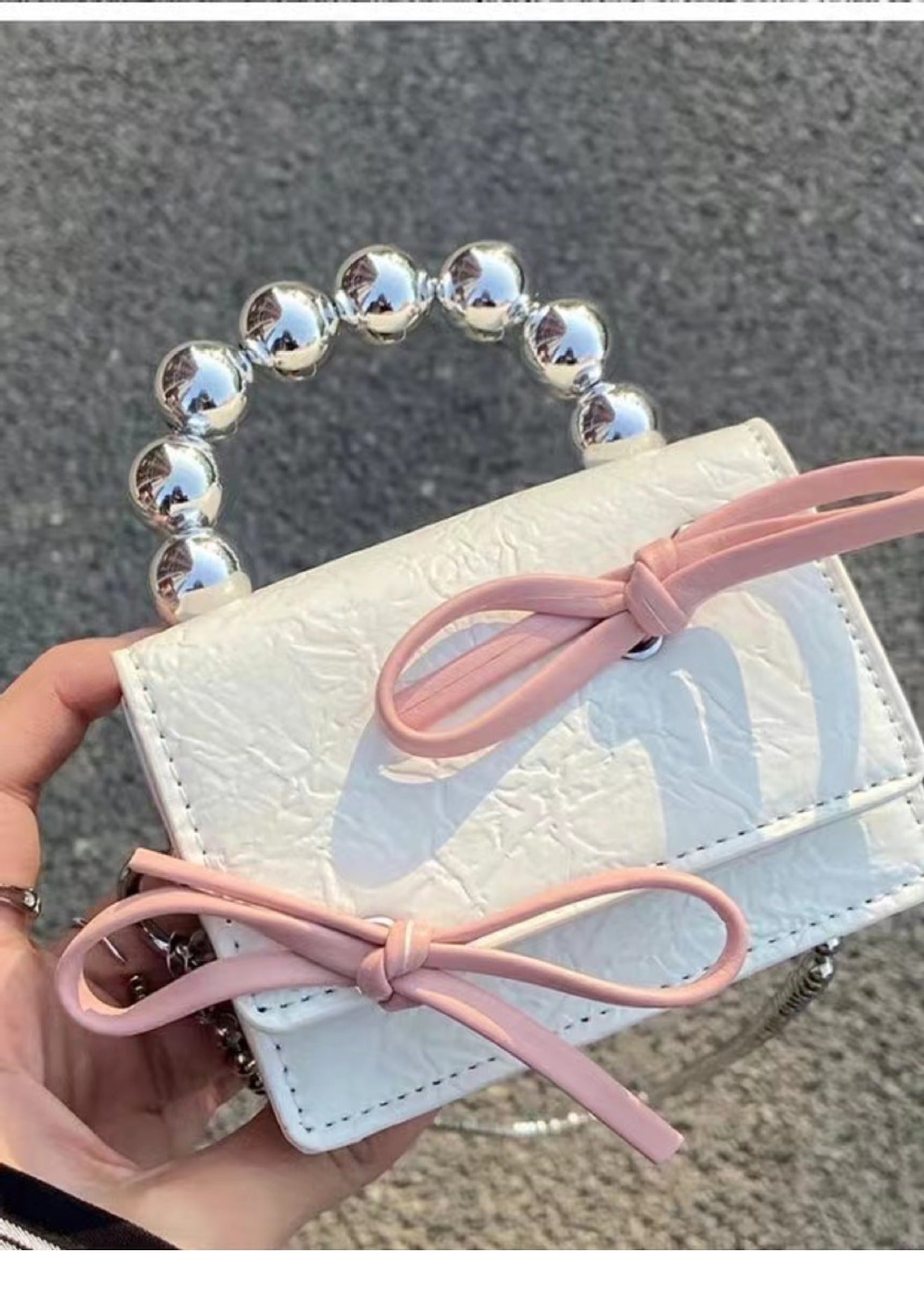 Cute Bow Mini Chain Handbags/Sling Bags