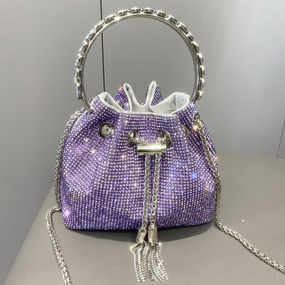 Sparkling Diamond Rhinestone Potli Bucket Bags