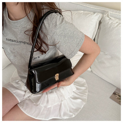 Glossy Underarm Shoulder Bags