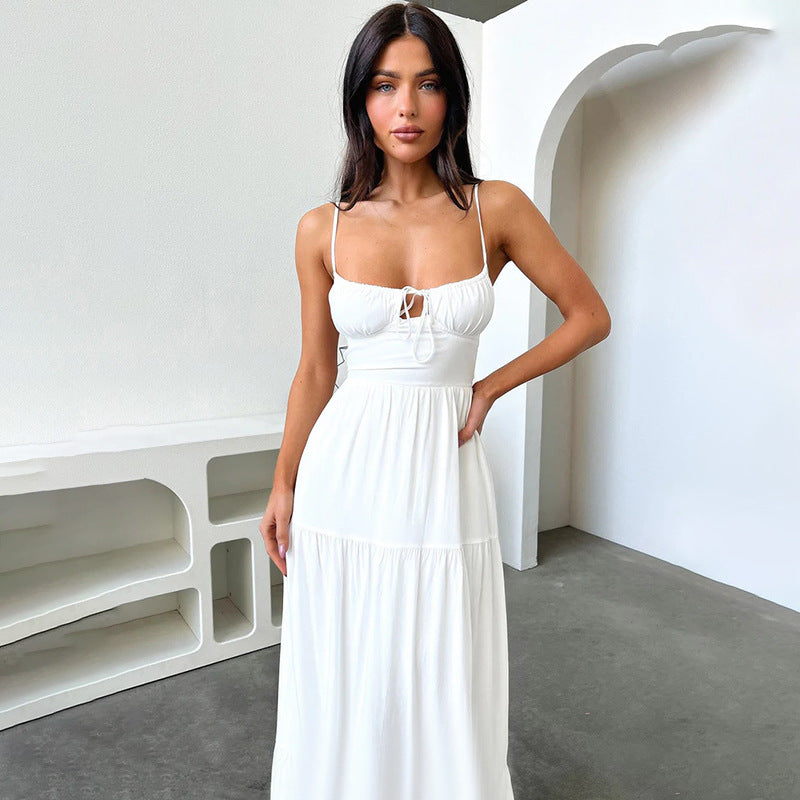 Sling Backless Maxi Dress