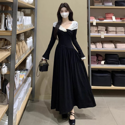 Lace Knot Maxi Dress - Fashionnsio