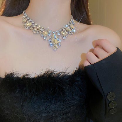 Aurora Statement Rhinestone Necklace