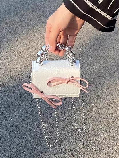 Cute Bow Mini Chain Handbags/Sling Bags