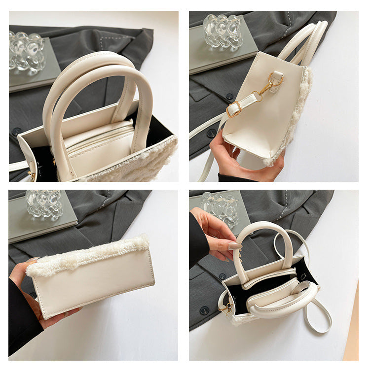 Plush Mini Tote Bags - Fashionnsio
