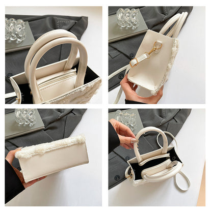 Plush Mini Tote Bags - Fashionnsio