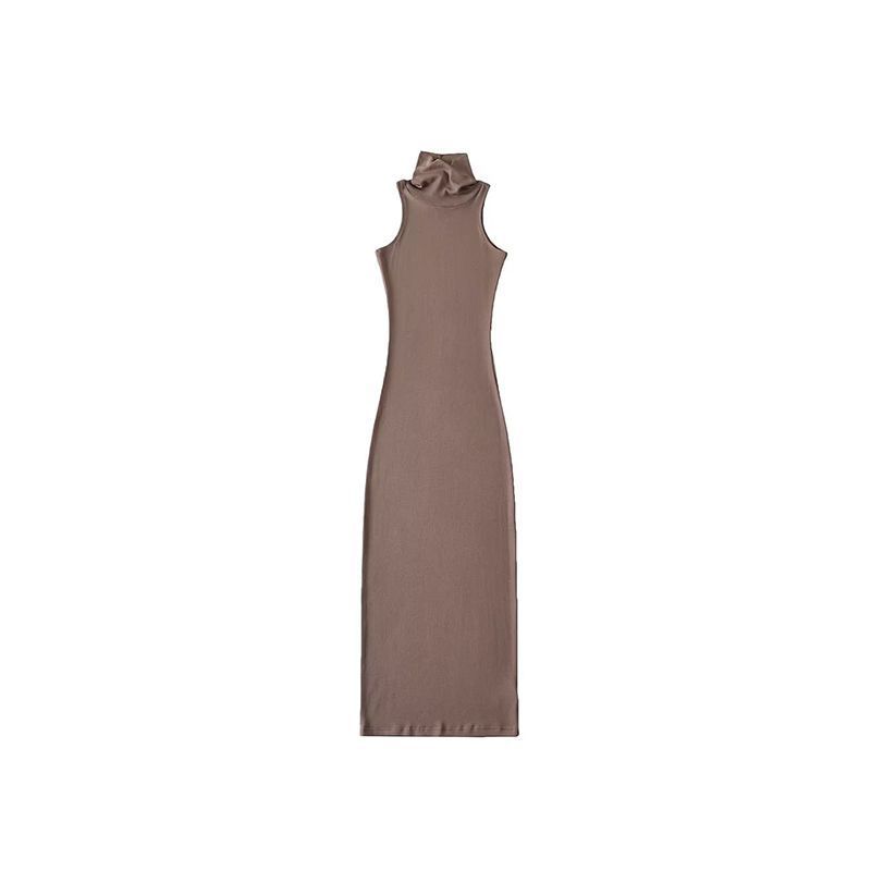 Turtleneck Bodycon Long Dress