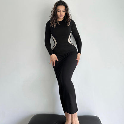 Black Bodycon Slim Dress