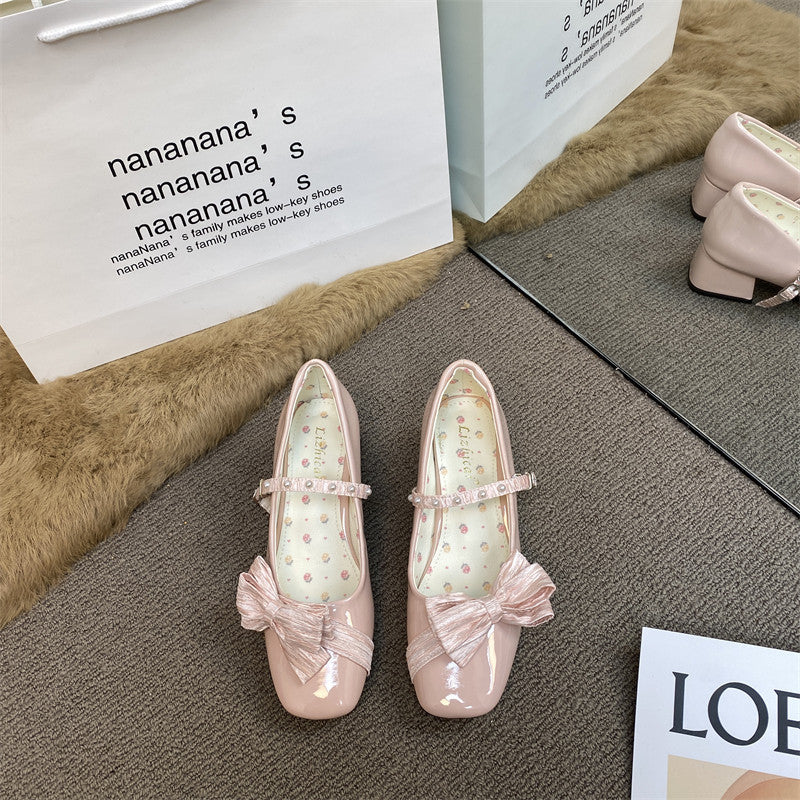 Fairy Bow Ballet Flats - Fashionnsio