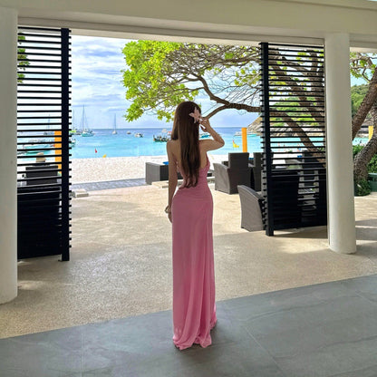 Aurora Blossom Maxi Gown