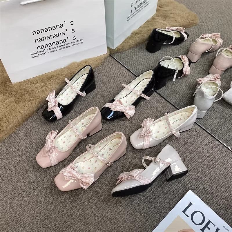 Fairy Bow Ballet Flats - Fashionnsio