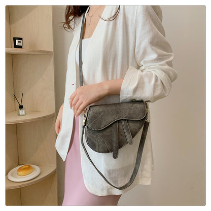 Saddle Double Strap Shoulder Bags fashionnsio