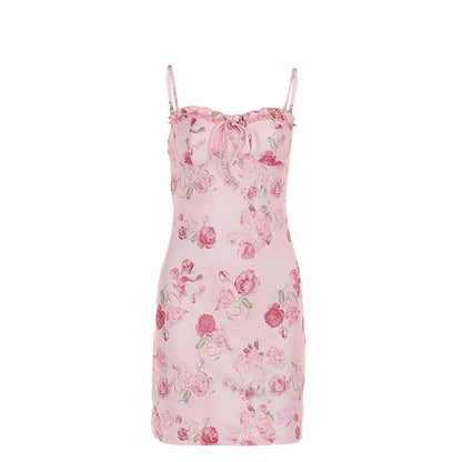 Floral Print Bodycon Mini Dress