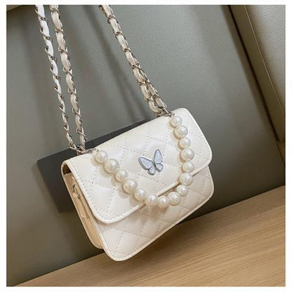 Butterfly Pearl Sling Bags