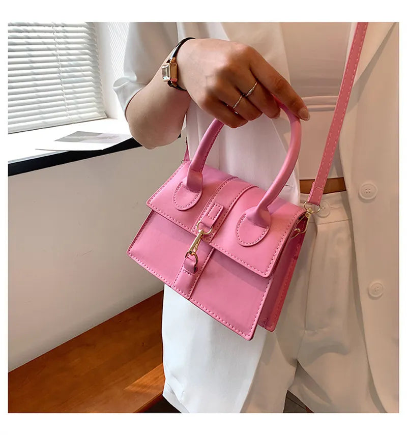 Fashion Lock Flap Handbags