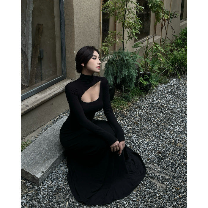 Hollow-out Maxi Dress - Fashionnsio