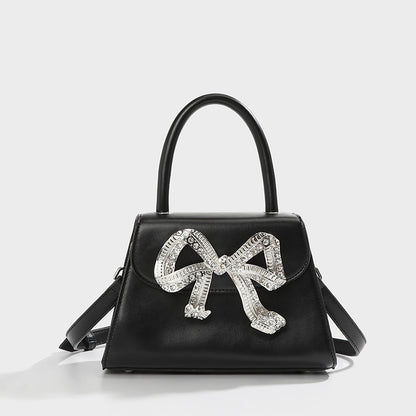 Diamond Shiny Bow Handbags/Sling Bags fashionnsio