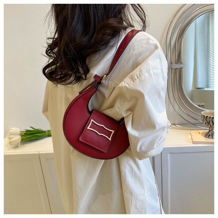 Dumpling Buckle Shoulder Bags